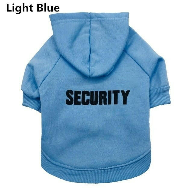 Security Cat Clothes Pet Cat Coats Jacket Hoodies - linilee