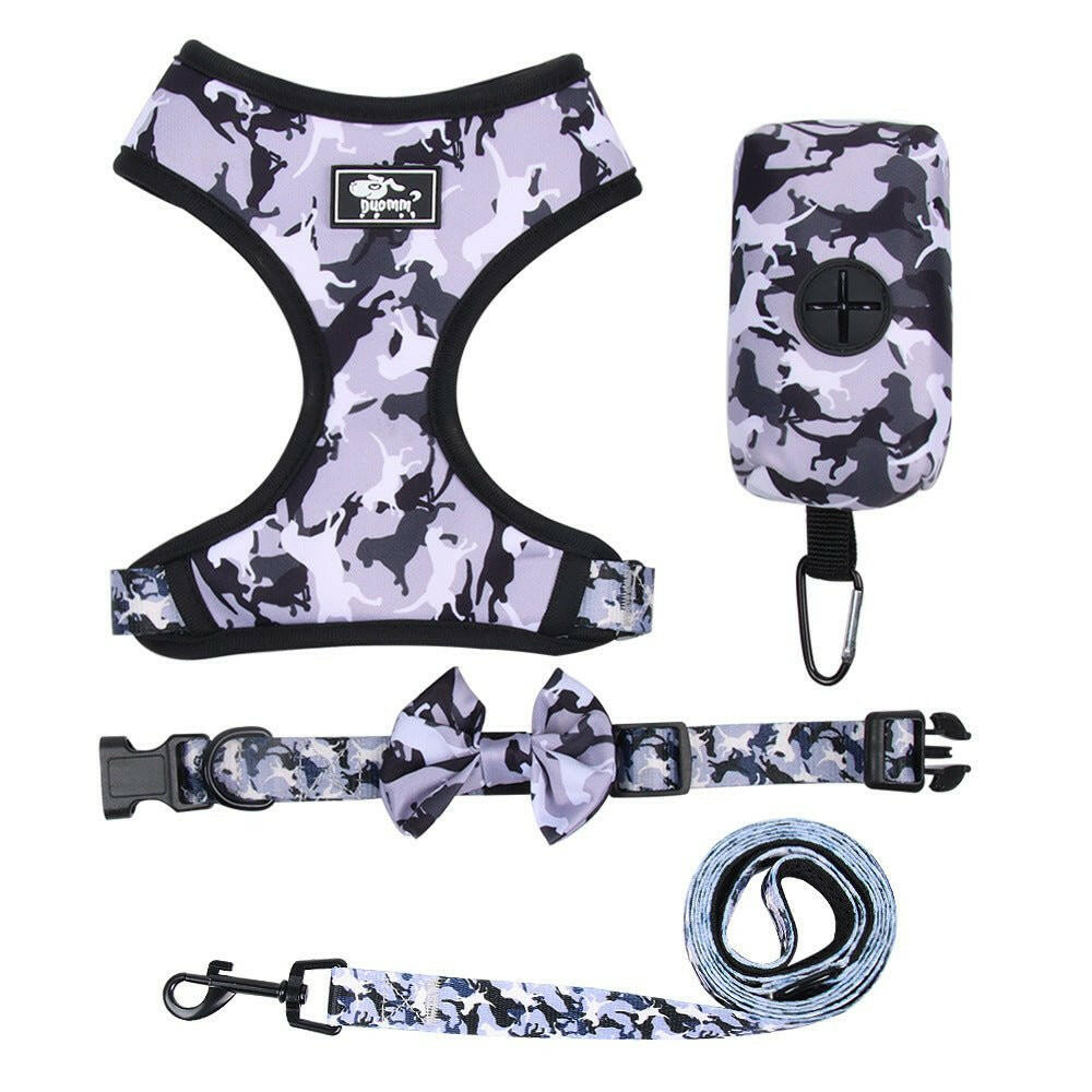 Leash Undershirt Type Dog Chest Strap Set. - linilee