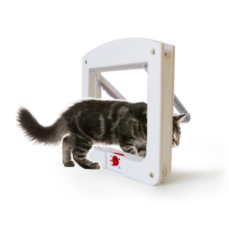 Pet Gates Door Lockable Safe Flap Door - linilee