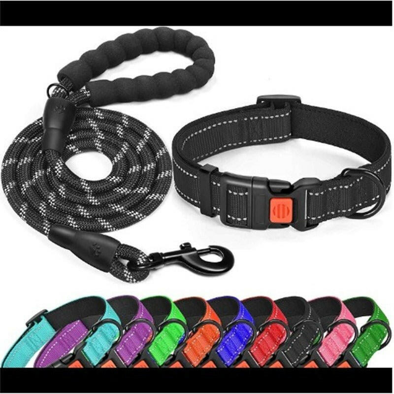 Dog Collar Leash. - linilee