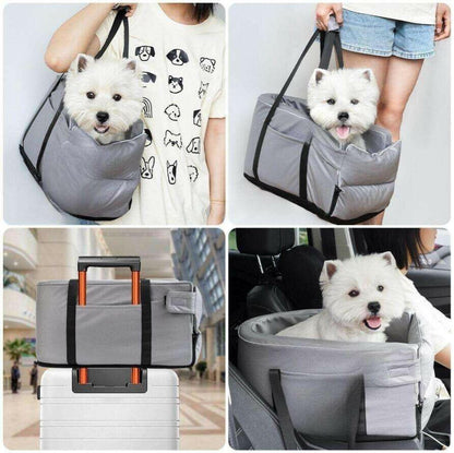 Car Pet Bag, Car Kennel, Pet Outing Shoulder Bag, Pet Carrier - linilee