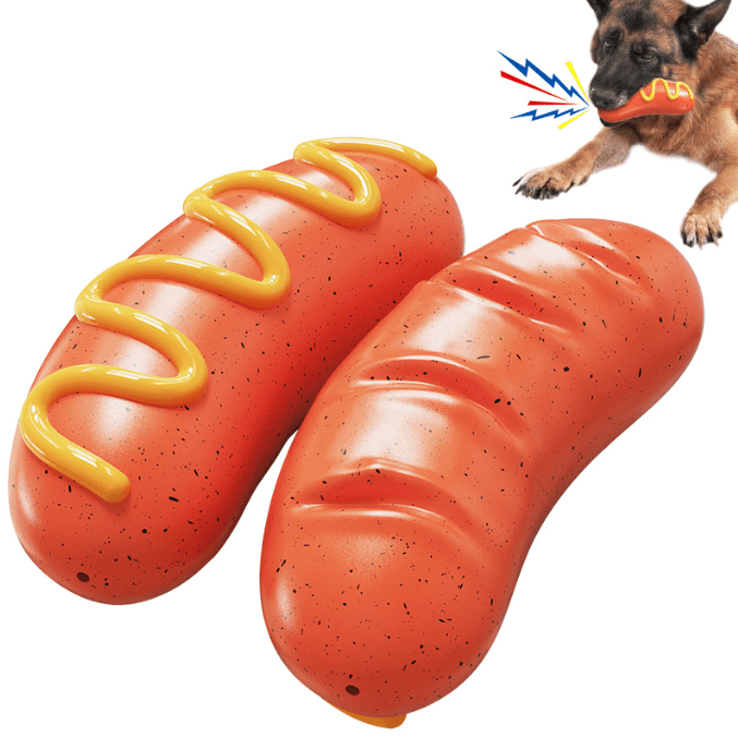 Stick Hot Dog Grilled Sausage Dog Toy. - linilee