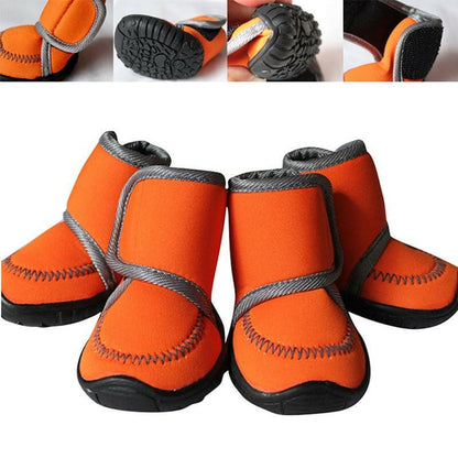 Set Waterproof Winter Pet Dog Shoes. - linilee