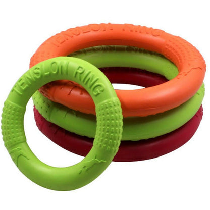 Flying Discs Pet Training Ring Interactive Training Dog. - linilee