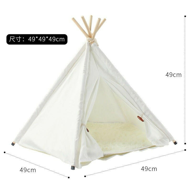 Removable and Washable Pet Tent, - linilee