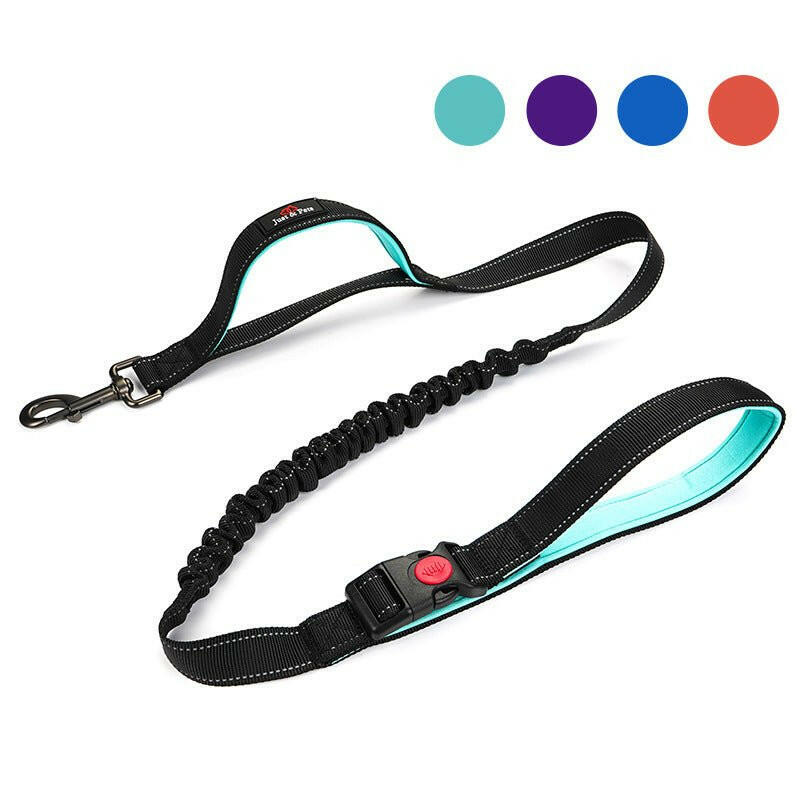 Medium And Large Dog Leash Double Handle. - linilee