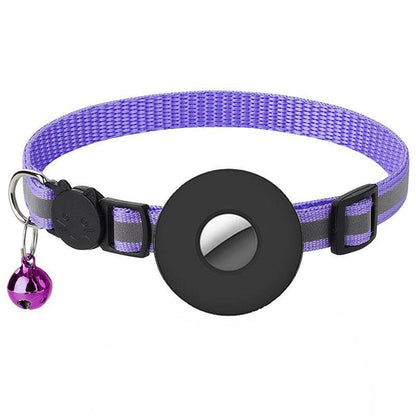 Collar With Bell Airtag Reflective cat collar - linilee