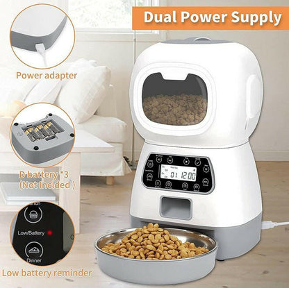 3.5L Pet Feeder Automatic. - linilee