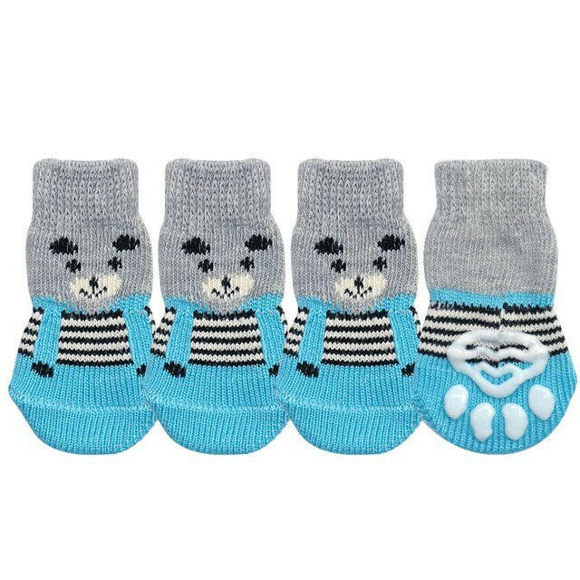 4pcs/set Dog Shoes Lovely Warm. Dog Socks - linilee