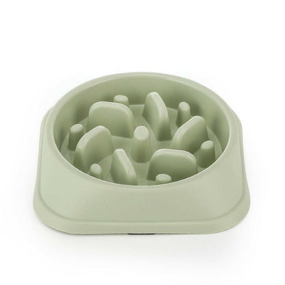 Dog Bowl Pet Slow Food Bowl Anti-Overturning. - linilee