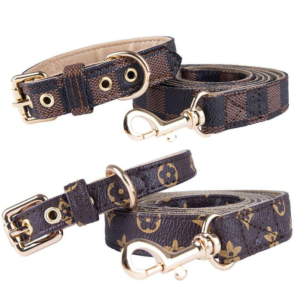 Collar PU Leather Dog Collar. - linilee