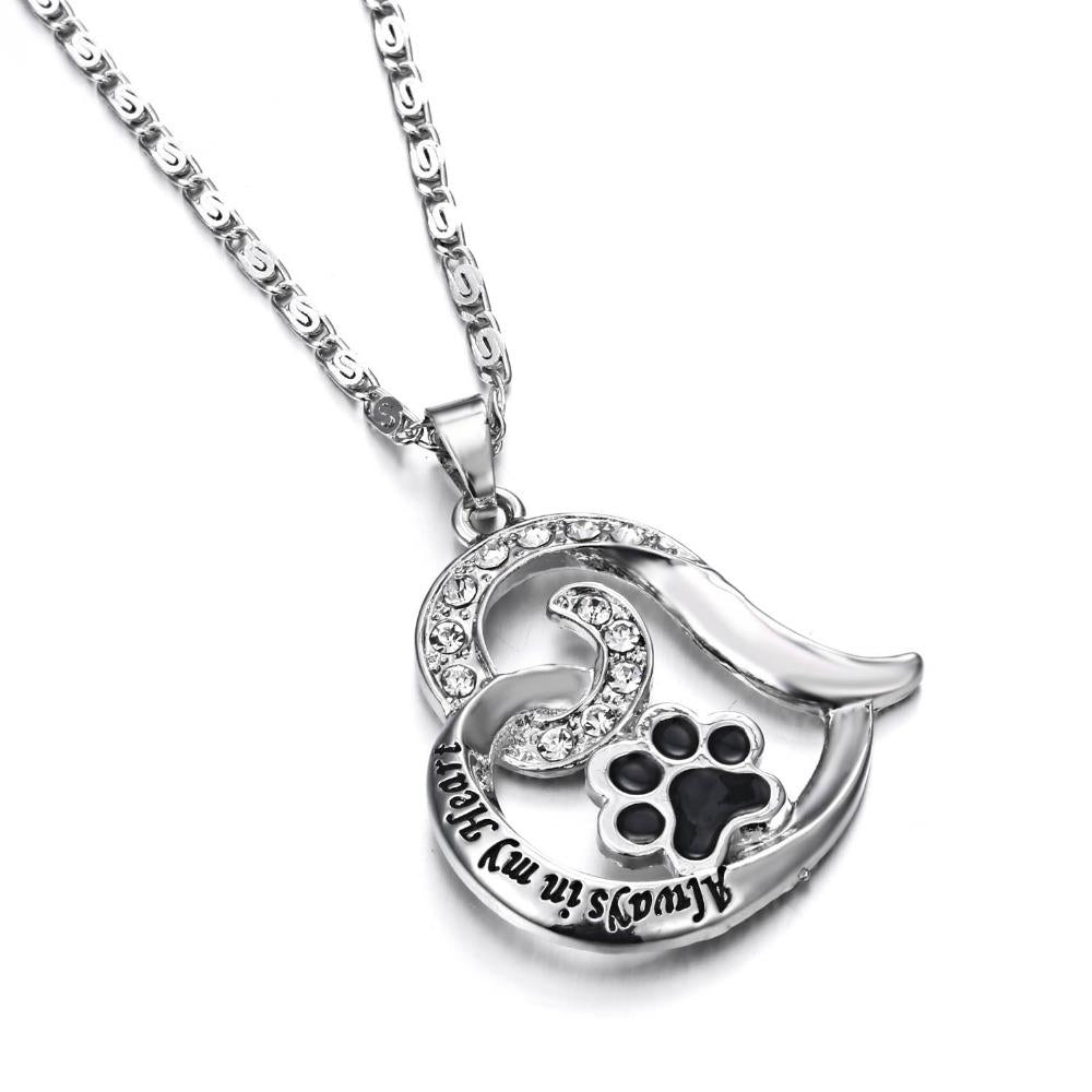 Pet Memorial Jewelry Cat Always In My Heart - linilee