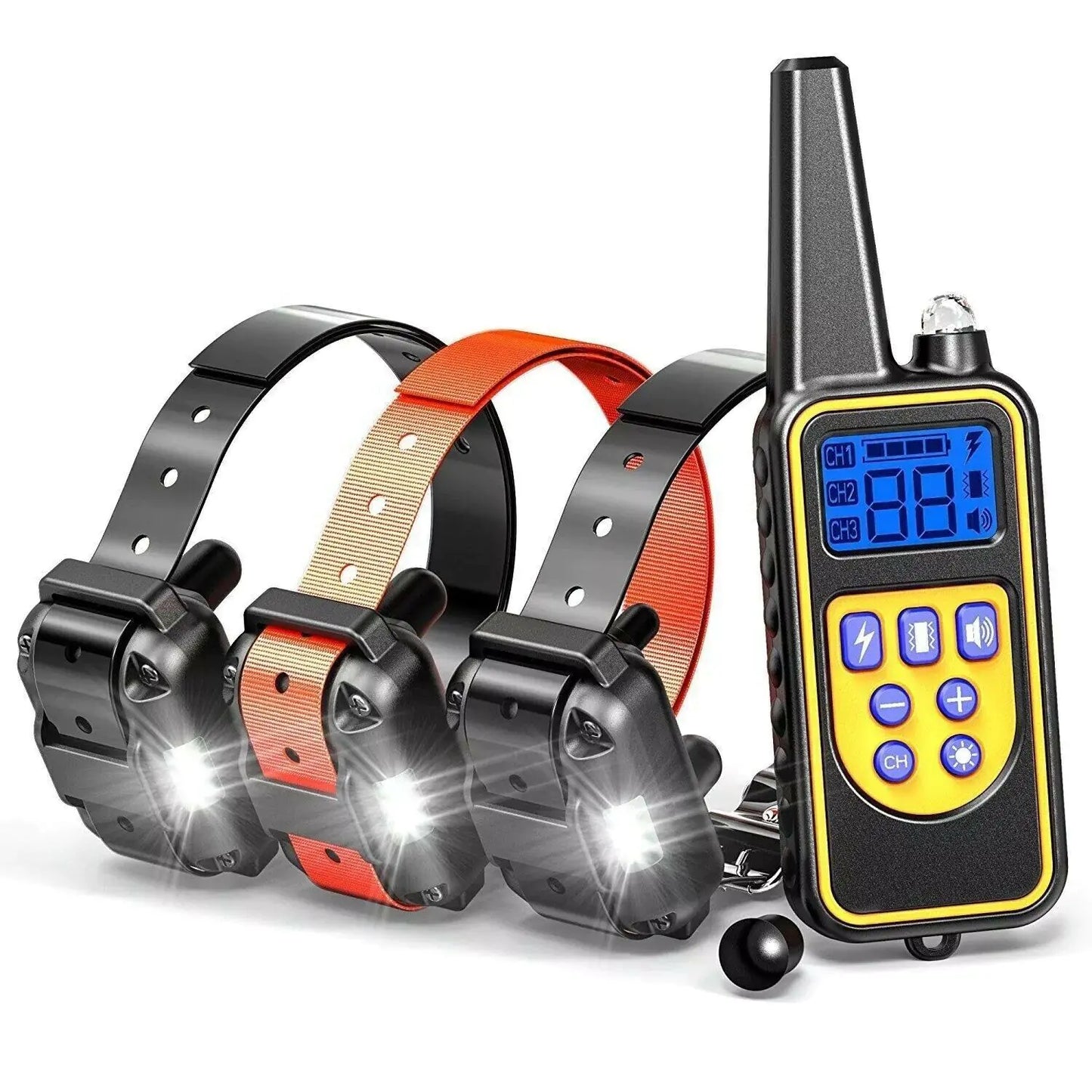 3000 FT Dog Training US Collar Rechargeable Remote Shock PET Waterproof Trainer - linilee