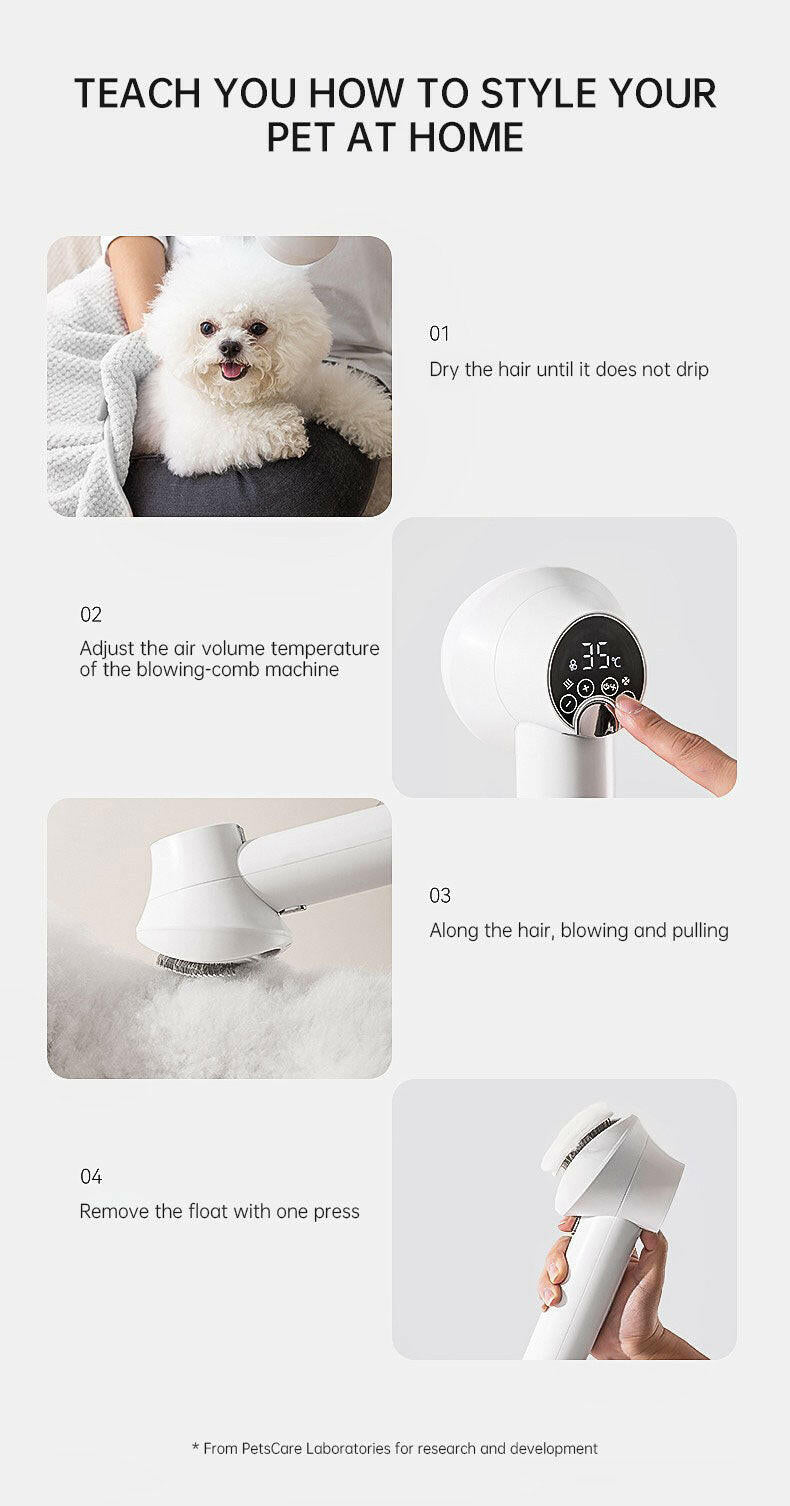 Smart Pet Hair Dryer cat Grooming - linilee