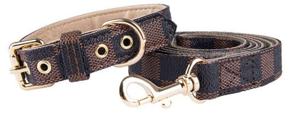 Collar PU Leather Dog Collar. - linilee