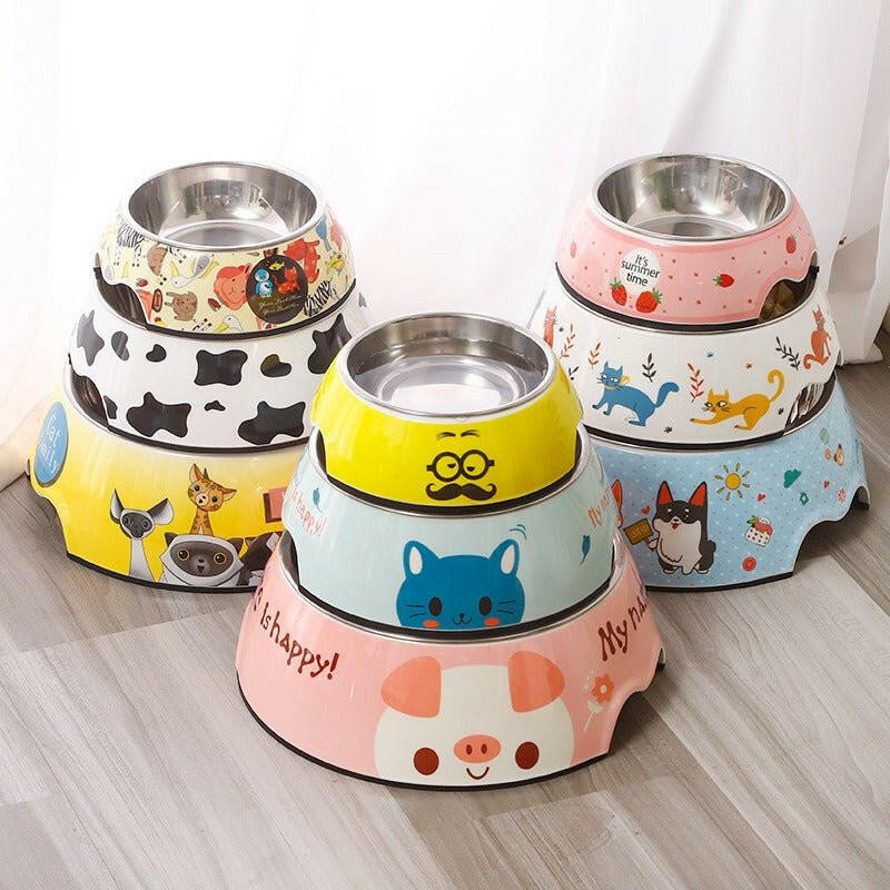 Bowl Stainless Steel Dog Bowl. - linilee