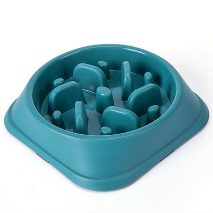 Dog Bowl Pet Slow Food Bowl Anti-Overturning. - linilee