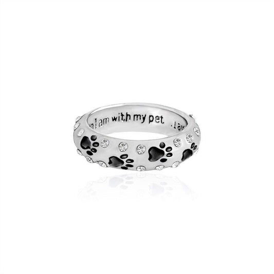 Pet Dog paw Simple Jewelry Ring - linilee