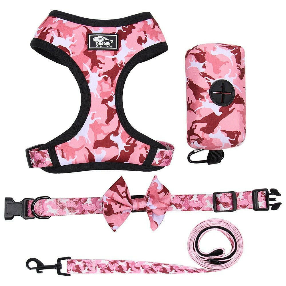 Leash Undershirt Type Dog Chest Strap Set. - linilee