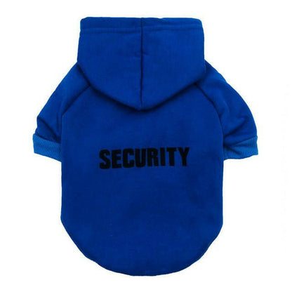 Security Cat Clothes Pet Cat Coats Jacket Hoodies - linilee