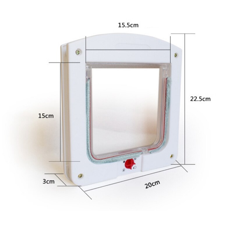 Pet Gates Door Lockable Safe Flap Door - linilee