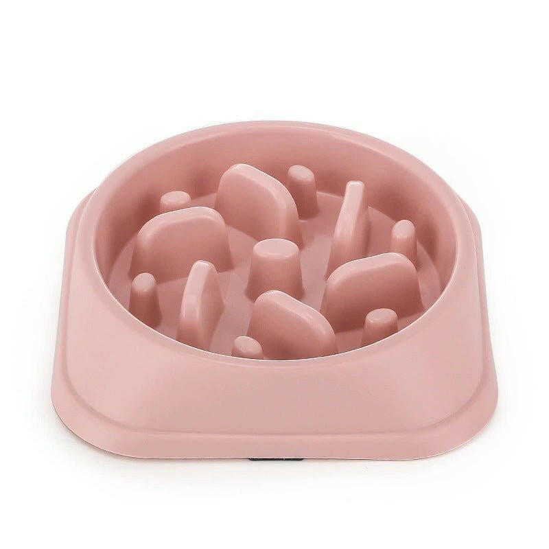 Dog Bowl Pet Slow Food Bowl Anti-Overturning. - linilee