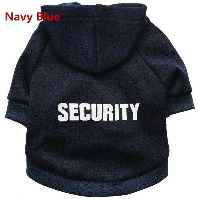 Security Cat Clothes Pet Cat Coats Jacket Hoodies - linilee