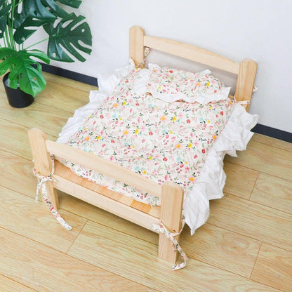 Wooden Detachable and Washable Cat Bed - linilee