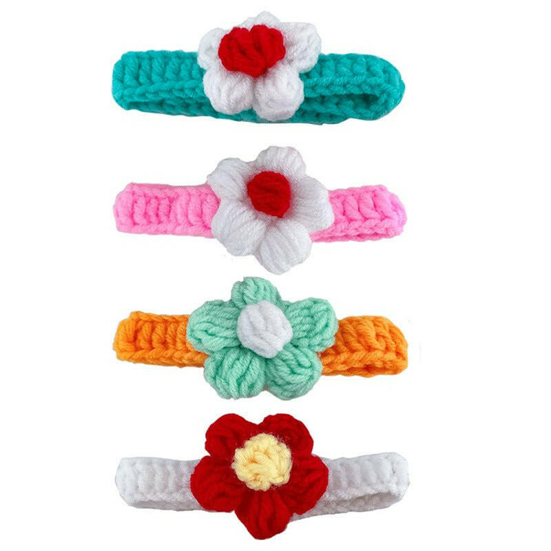 Wool Knitted Cat collar - linilee