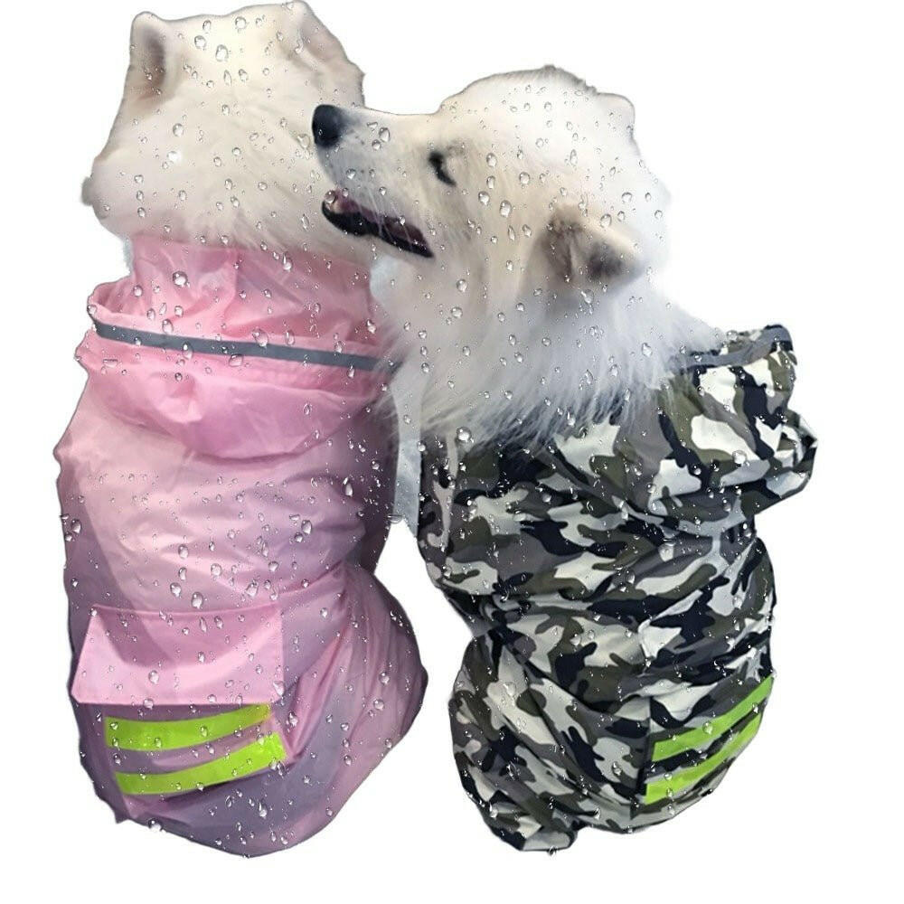 Dog Raincoat Jumpsuit Rain Coat Dog Clothes - linilee