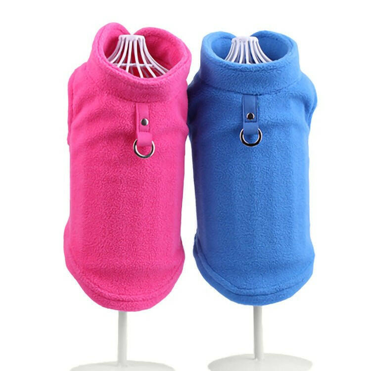 Dog Clothes Thickened Solid Fleece Pet Vest - linilee