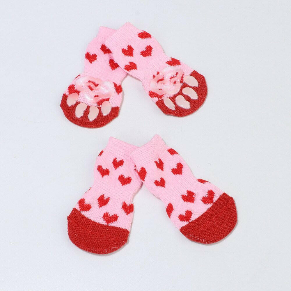 4pcs/set Dog Shoes Lovely Warm. Dog Socks - linilee