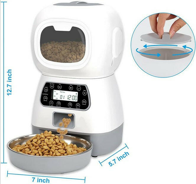 3.5L Pet Feeder Automatic. - linilee