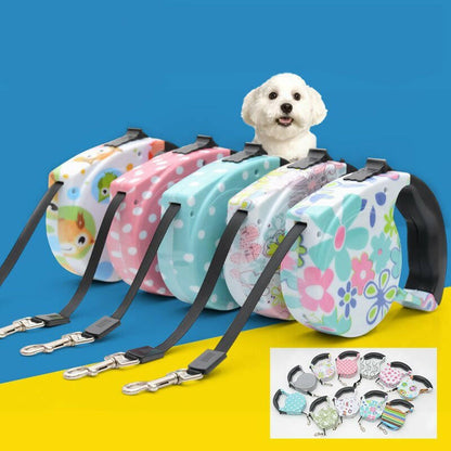 Automatic retractable dog leash, - linilee