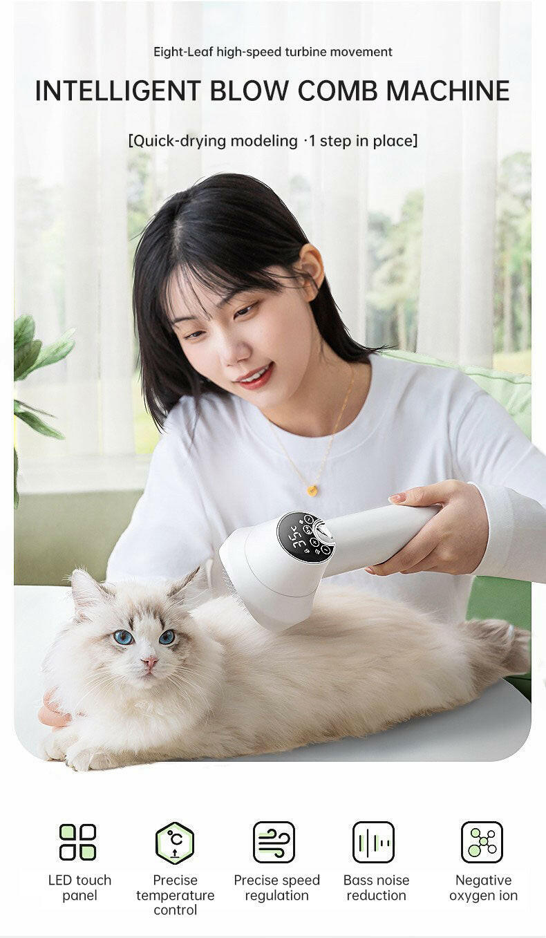 Smart Pet Hair Dryer cat Grooming - linilee