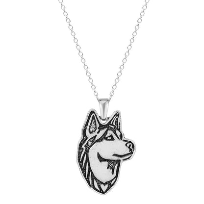 Husky Dog Puppy Pet Lovers Necklaces Pendants - linilee