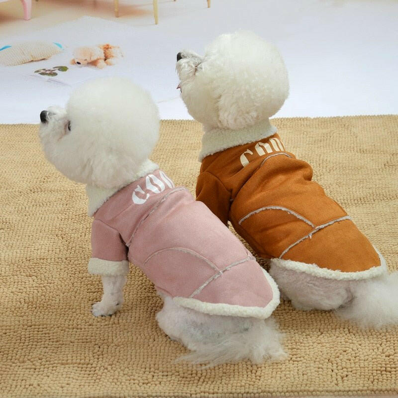 Cute Dog Jacket Winter Warm Dog Clothes - linilee