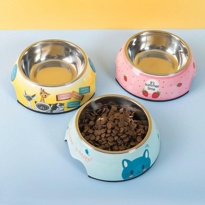 Bowl Stainless Steel Dog Bowl. - linilee