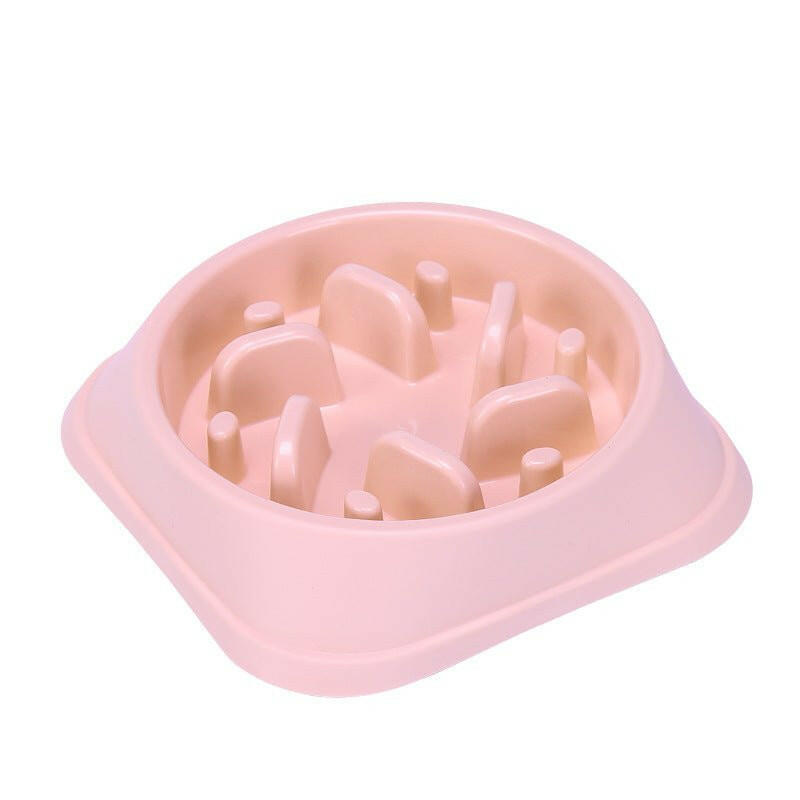 Dog Bowl Pet Slow Food Bowl Anti-Overturning. - linilee