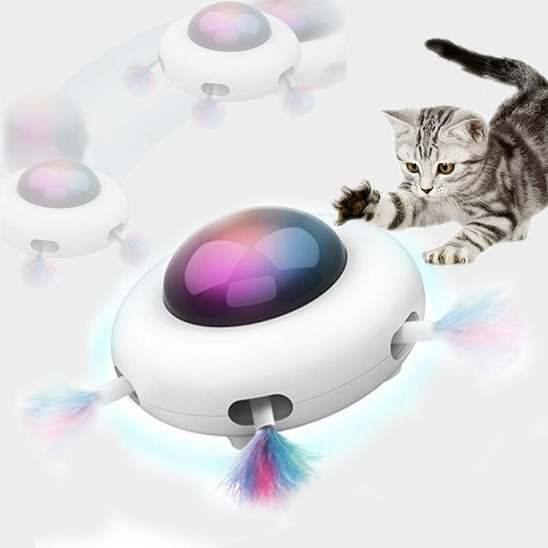 Automatic Feather Teaser Cat Toys. - linilee