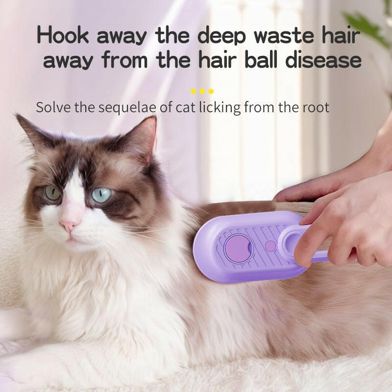 USB Rechargeable Cat Comb Cat Brush - linilee