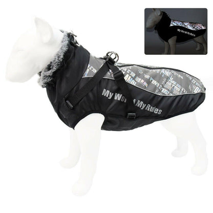 Clothes Warm Reflective. Thickened Dog Jackets - linilee