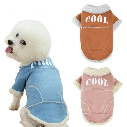 Cute Dog Jacket Winter Warm Dog Clothes - linilee