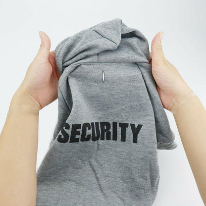 Security Cat Clothes Pet Cat Coats Jacket Hoodies - linilee