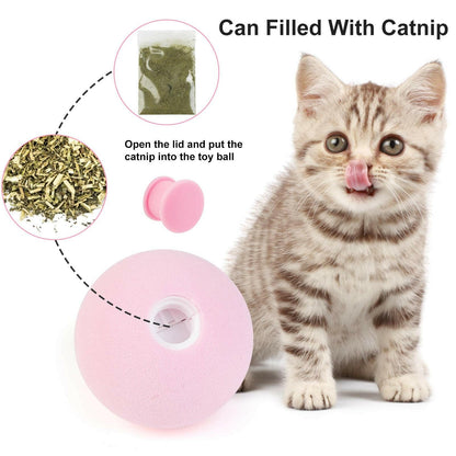 Smart Cat Toys Interactive Ball Catnip Cat Training Toy - linilee