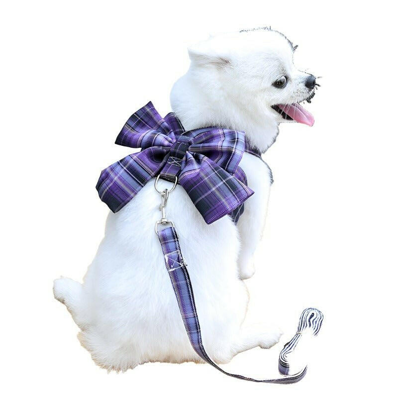 Plaid Vest Type Leash. - linilee