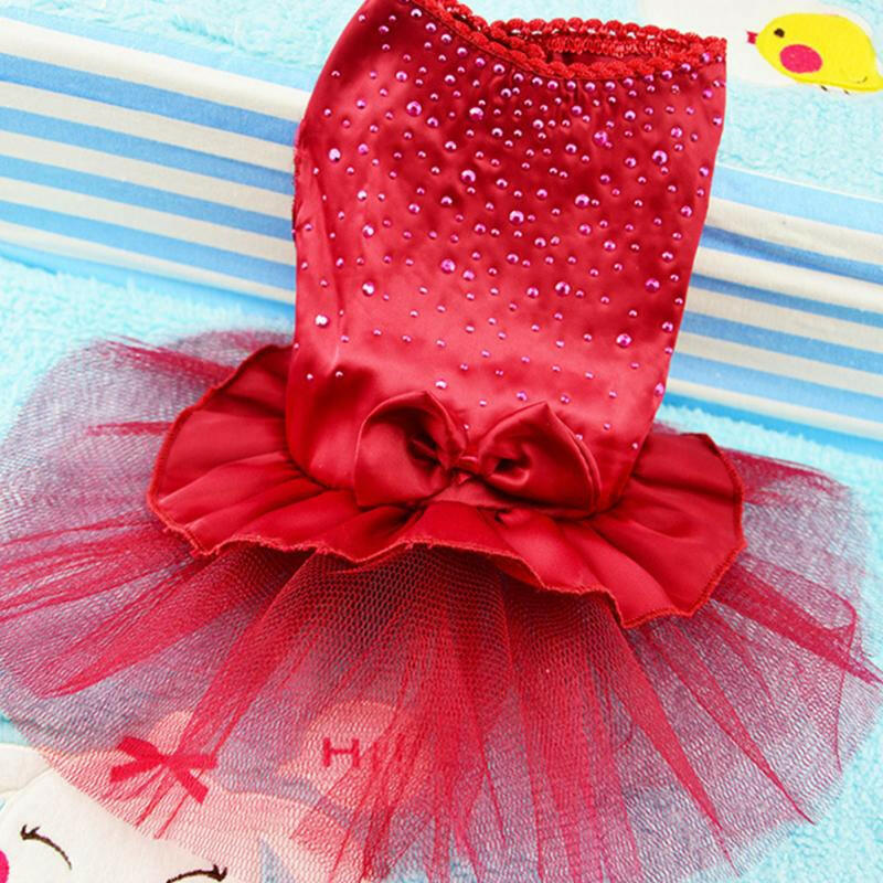 Cat Tutu Dress Rhinestone Bowknot . Princess Dress - linilee