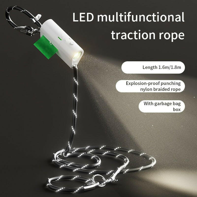 LED Lighting Pet Leash Dog Traction Rope - linilee