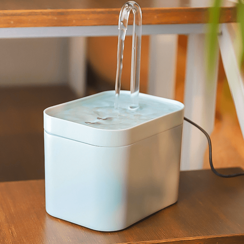 Cat Water Fountain Auto Filter USB Electric Mute. - linilee