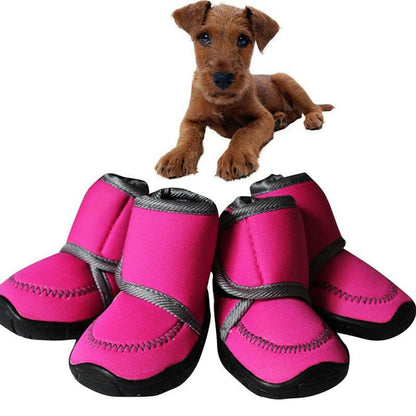 Set Waterproof Winter Pet Dog Shoes. - linilee